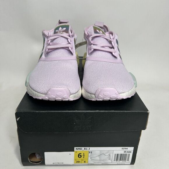 Adidas NMD R1 Boost J “Pastel Pink/Rainbow” 2024 - Picture 2 of 5